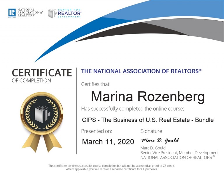 CIPS - The Business of U.S. Real Estate